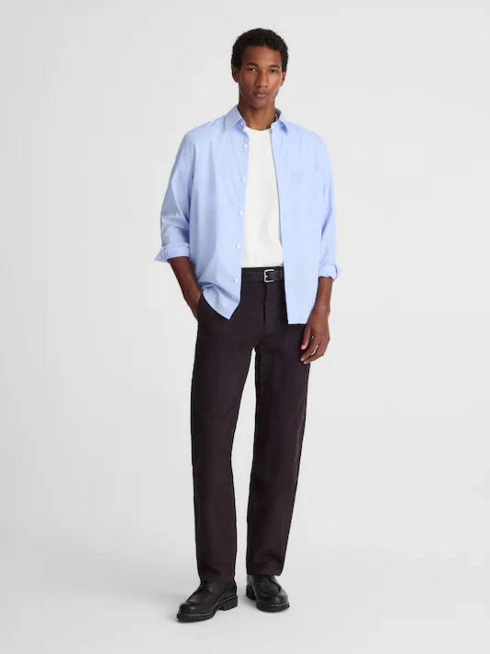 Madewell NWT relaxed straight workwear pant mens in black coal 31x32